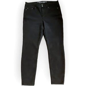 Love & Legend black stretch high rise skinny jeans size 16